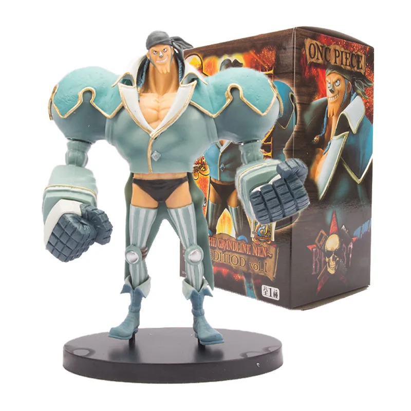 

15th One Piece Anniversary One Piece Frankie Anime Figure High Quality PVC 18CM Office Ornament Birthday Gift Collection Display