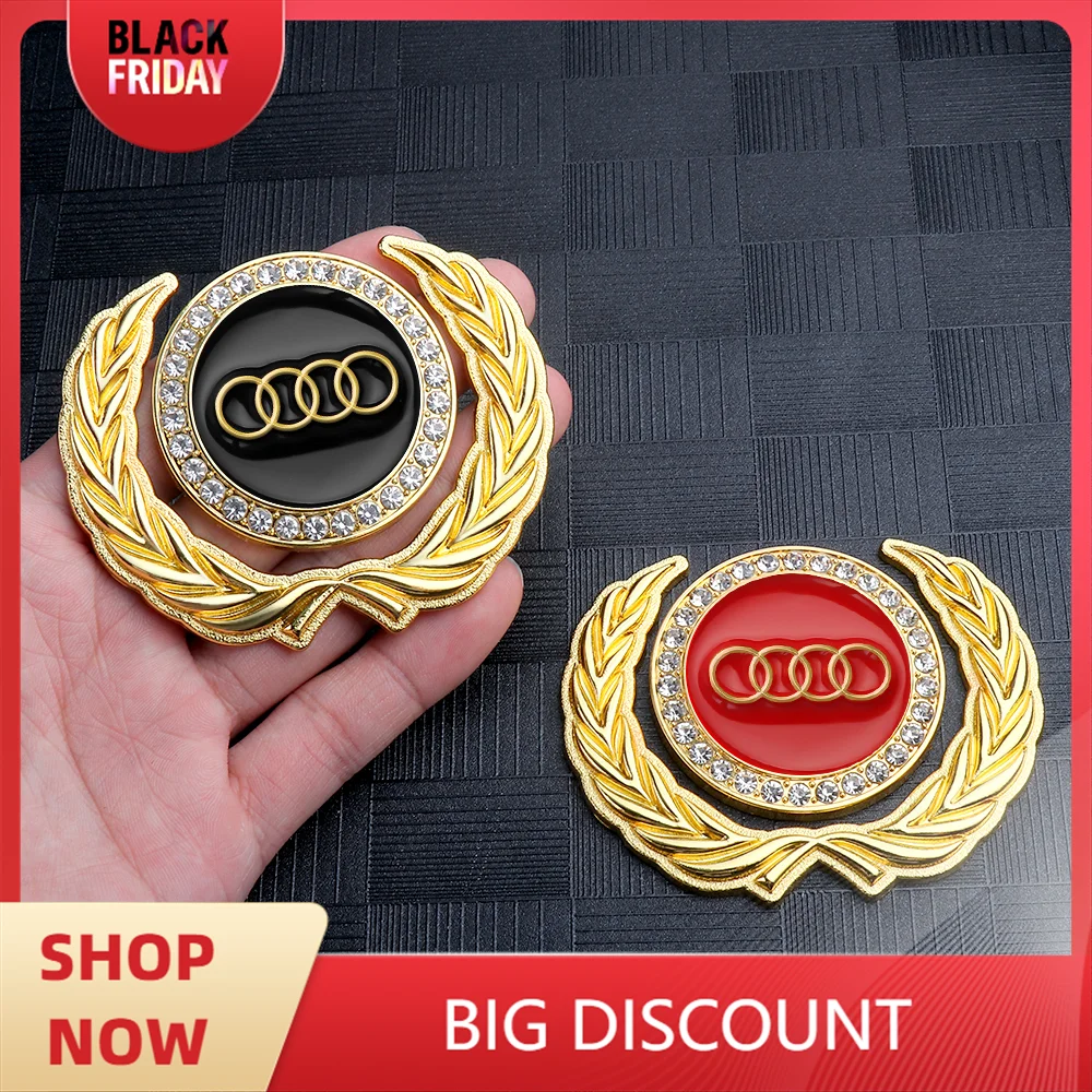 Автомобильный золотой значок на кузов хвост багажника декоративная наклейка для