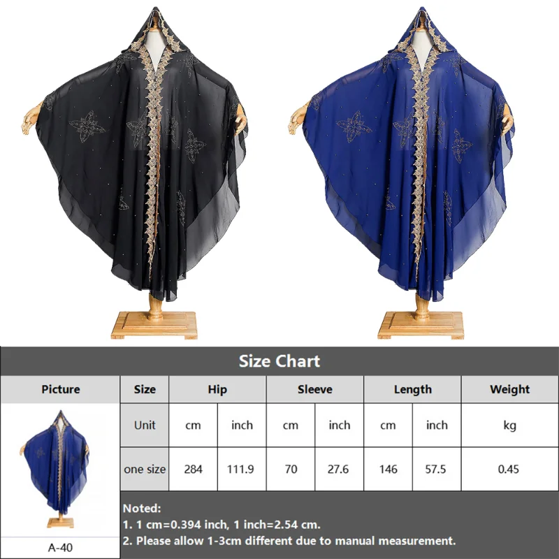 Abaya Dubai Kaftan Muslim Open Robes for Women African Evening Party Dresses Hijab Dress Boubou Robe Islam Clothing