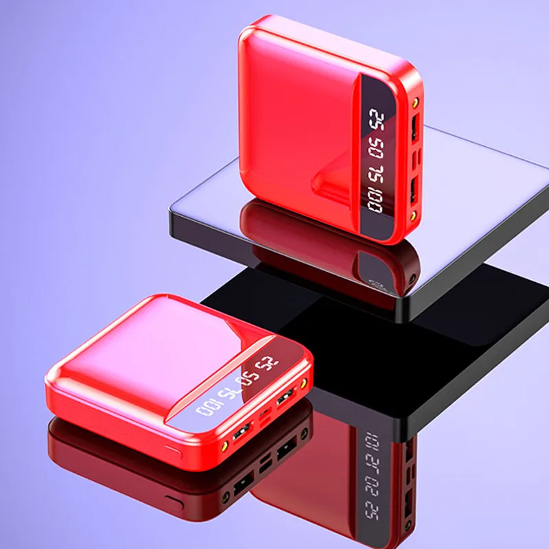 80000mah power bank portable mini external battery charger 2 usb digital display powerbank for iphone xiaomi samsung free global shipping