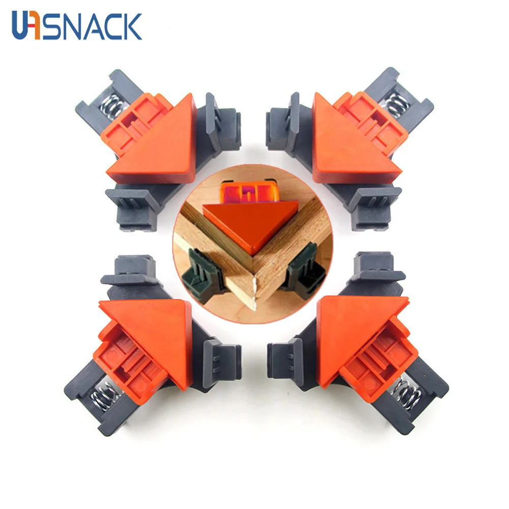 

90 Degree Right Angle Clamp Fixing Clips Picture Frame Corner Clamp Woodworking Hand Tool Furniture Repaire Photo Reinforcement