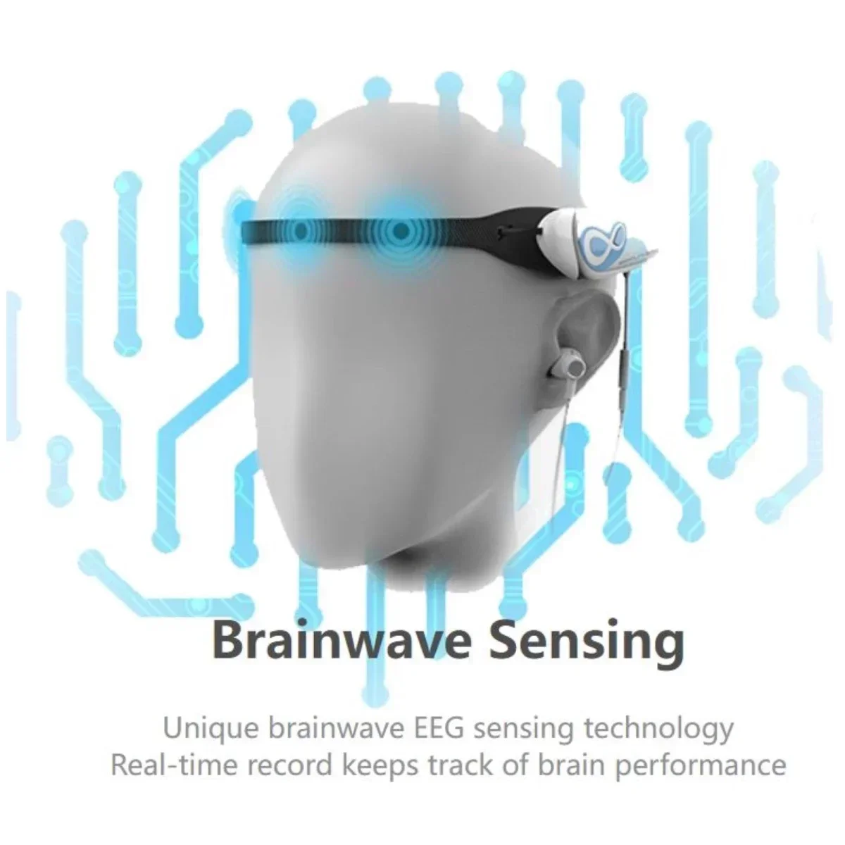 Фото Умные Bluetooth-наушники Macrotellect Brainlink Tune с датчиком мозговых волн, носимый EEG-модуль для Arduino SDK №2