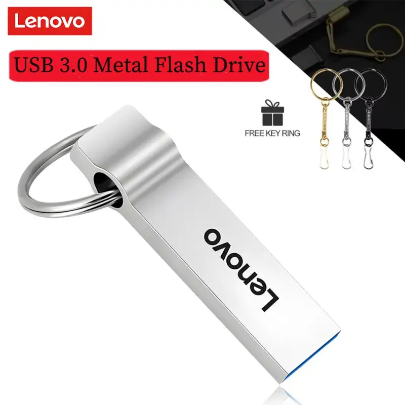 Оригинальные флэш-накопители Lenovo 2 ТБ Usb3.0 высокоскоростной металлический