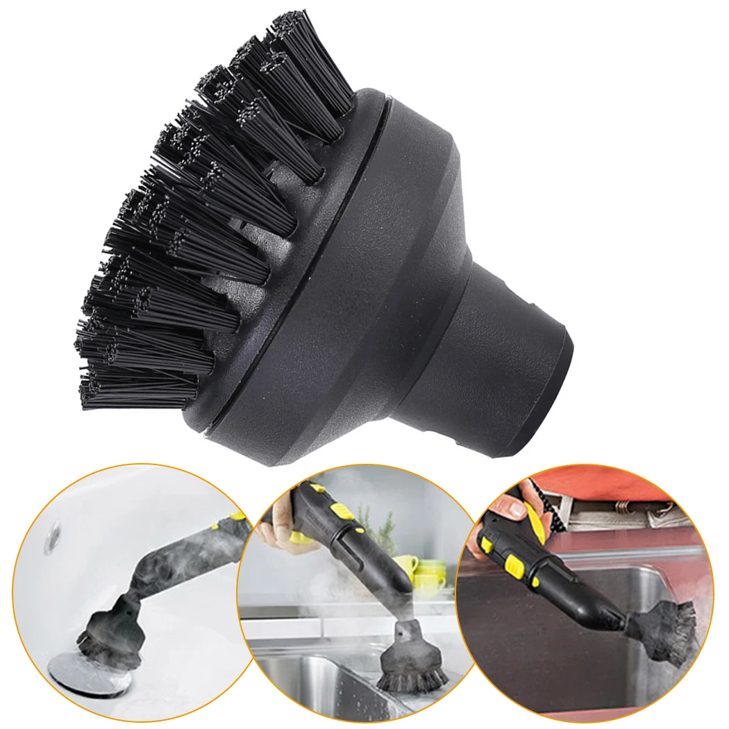 

Large Round Brush For Karcher SC1 Large Round Brush Big Round Brush For Steam Cleaner 2.863-022.0 Vacuum Cleaner Spare Parts