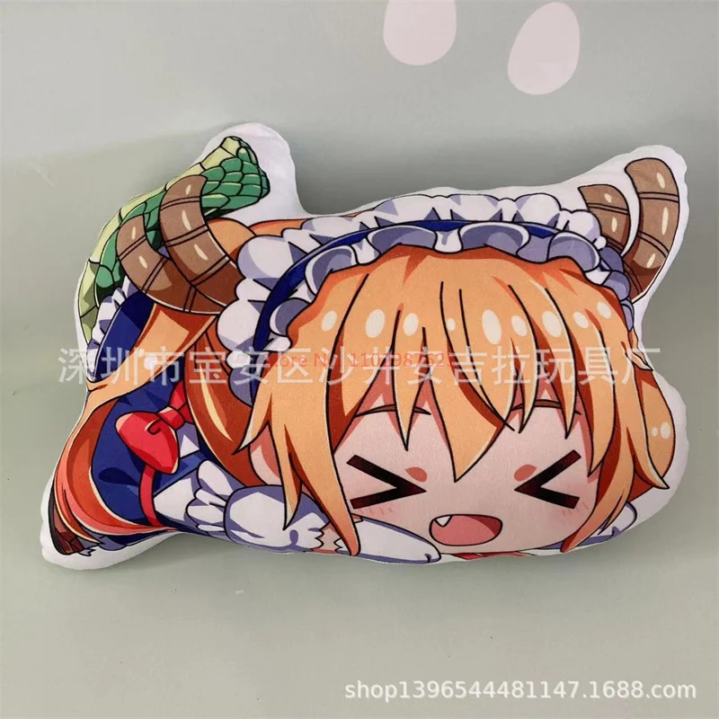 Miss Kobayashi's Dragon Maidkannakamui Tohru периферийная плюшевая подушка с принтом Двусторонняя