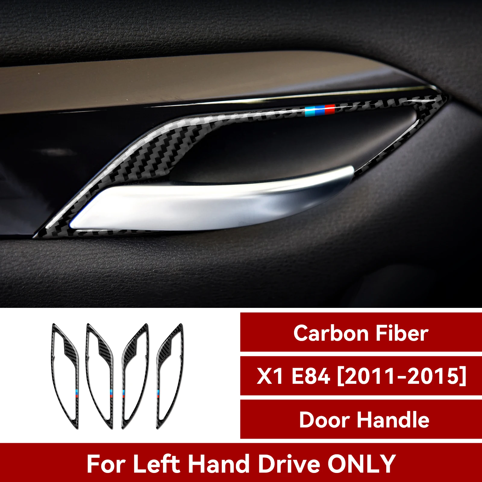 

Car Carbon Fiber Protector Patch For BMW X1 E84 2011-2015 Dedicated Parts Auto Interior Decorative Stickers Trim Accessories