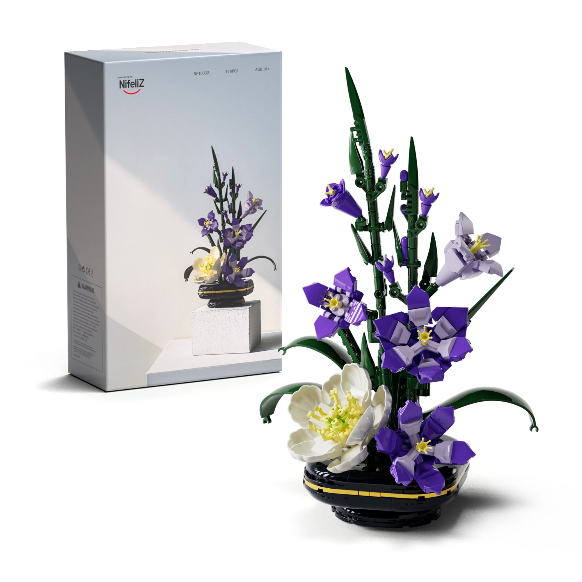 Фото Набор для сборки цветов Nifeliz Gladiolus, модель ботанического цветка, игрушка для взрослых, подарок в стиле природы для любителей растений, 478 шт. №1