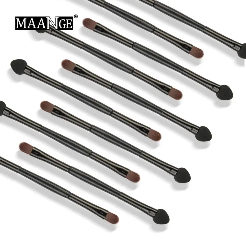 

10Pcs/Set Double Head Eye Shadow Makeup Brush Sponge Head Cosmetic Tool Gift For Women Eyeshadow Brushes Wholesale Maquiagem