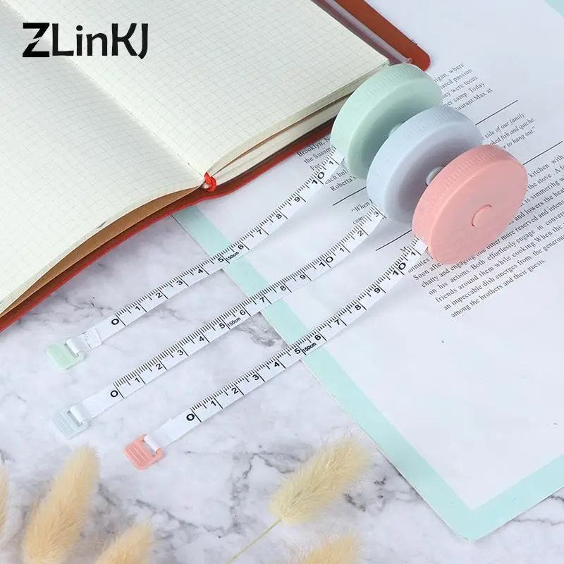 

1pc Portable Retractable Ruler Centimeter Belt Children Height Ruler Centimeter Inch Roll Tape 150cm/60"Measuring Tape Measure