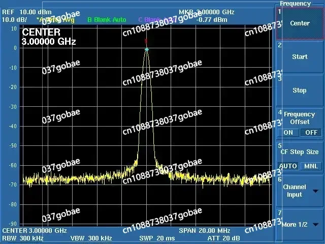 ADF5355 Модуль цветного экрана Источник сигнала VCO Микроволновой синтезатор частоты