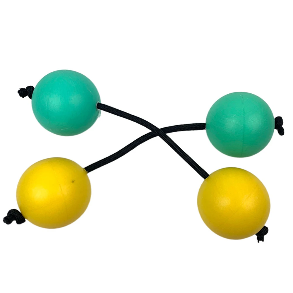 

2X Sand Eggs Asalato African Shakers Rhythm Fingertip Ball Rattle Double Gourd Polyrhythmic Percussion Instrument Random Color