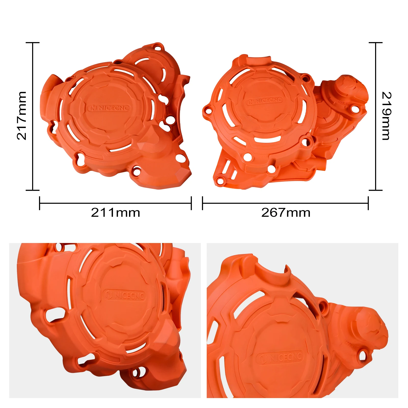 Комплект крышек сцепления зажигания для KTM EXC 300 2024 NICECNC XCW 250 Husqvarna TE300 TE