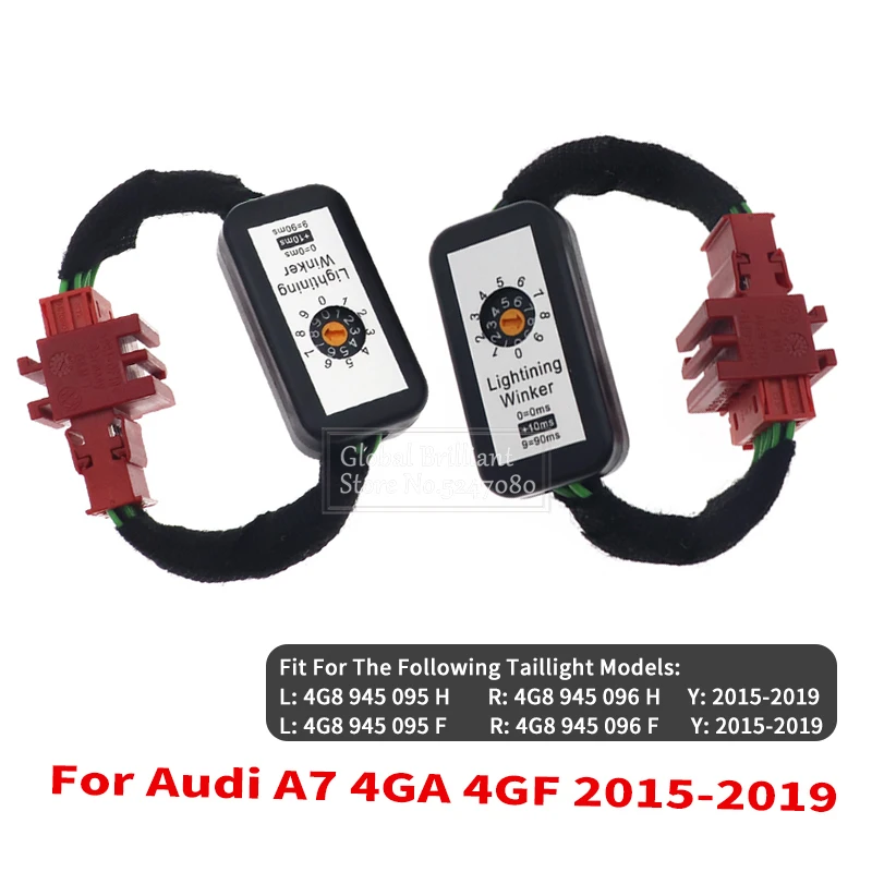 

Динамический поворотный индикатор, светодиодный задний фонарь, дополнительный модуль, кабель, жгут проводов для Audi A7 4GA 4GF Sportback 2015-2019, задний фонарь