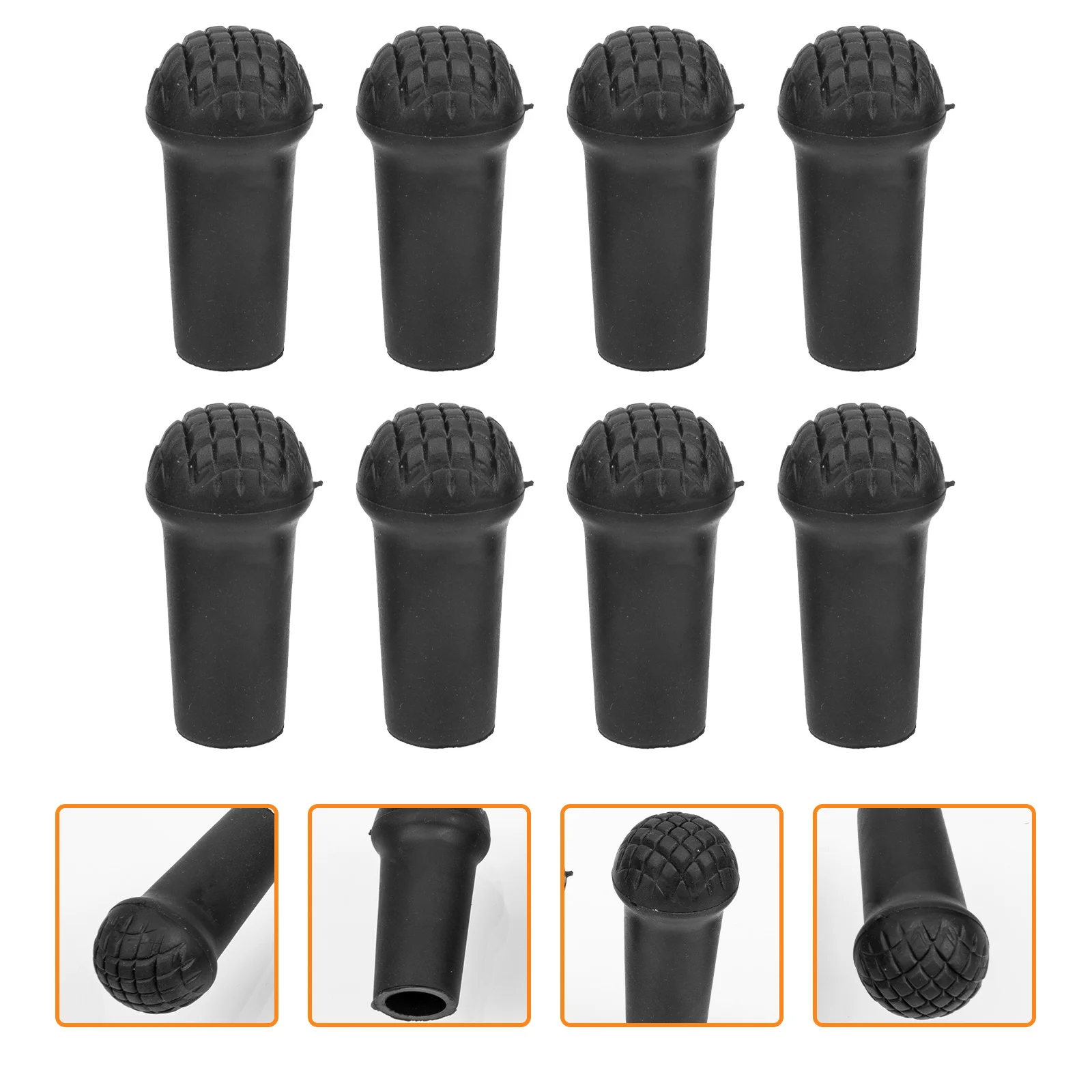 

Tips Pole Trekking Crutch Rubber Hiking Cane Camping Tip Haves Must 2022 Walking Stick Replacement Protector Foot Cover Caps
