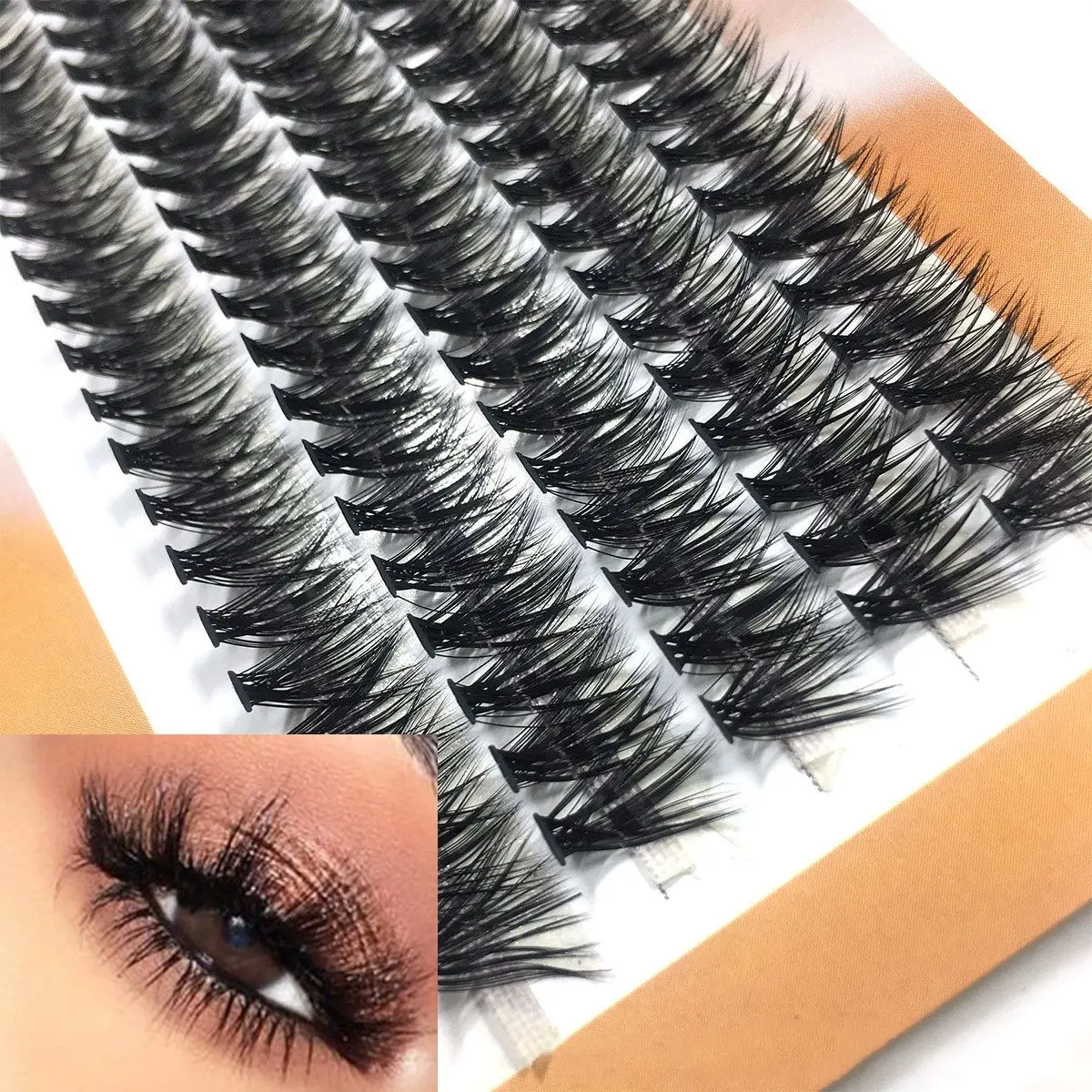 

5Rows Women Beauty Mink Eyelashes 10D/20D/30D/40D Volume False Eyelashes Thick Cluster Natural Soft Individual Lashes