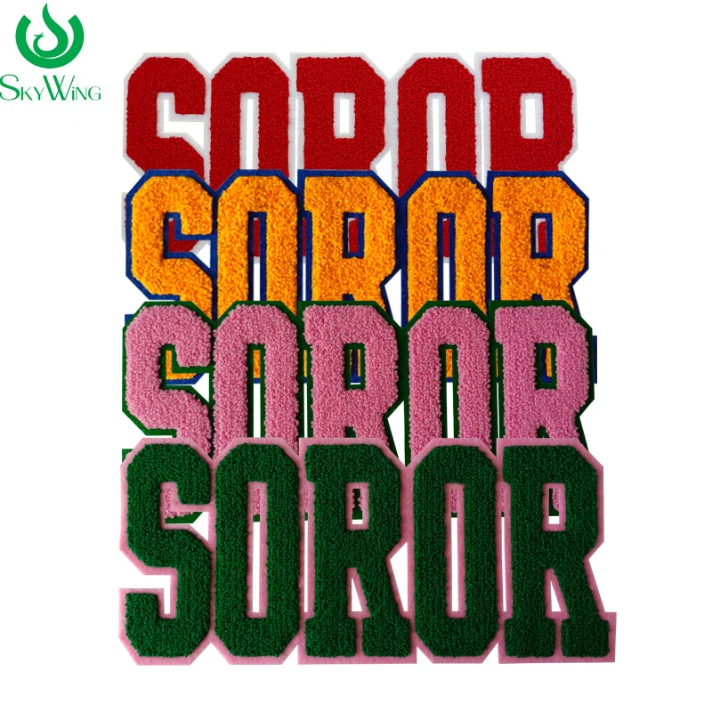 

11 дюймов синель Алфавит Буква сорор под заказ с вышивкой под заказ известный сорри крутые нашивки для Letterman КУРТКА толстовки