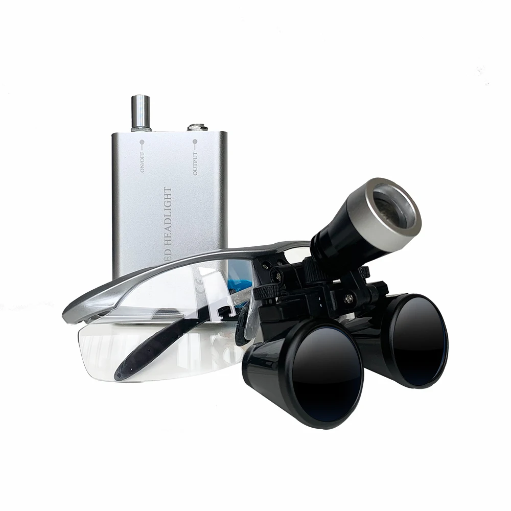 Медицинская хирургическая стоматологическая лупа лабораторная бинокулярная