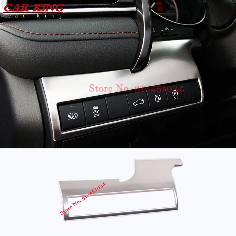 

For Toyota Camry XV70 2018 2019 2020 Stainless Steel Car Headlight Adjustment Knob Switch Cover Trim Interior Accessories 1pcs
