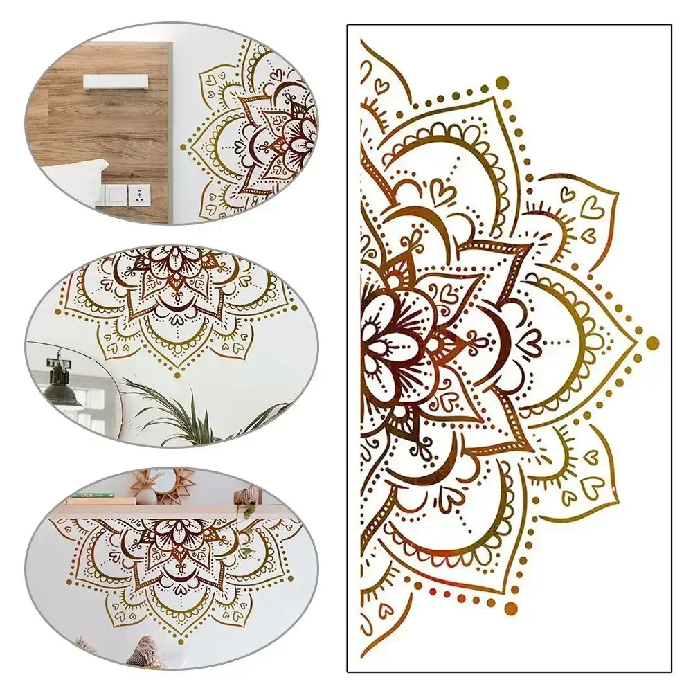 Наклейка на стену с цветком лотоса специальный декоративный дизайн синий цвет