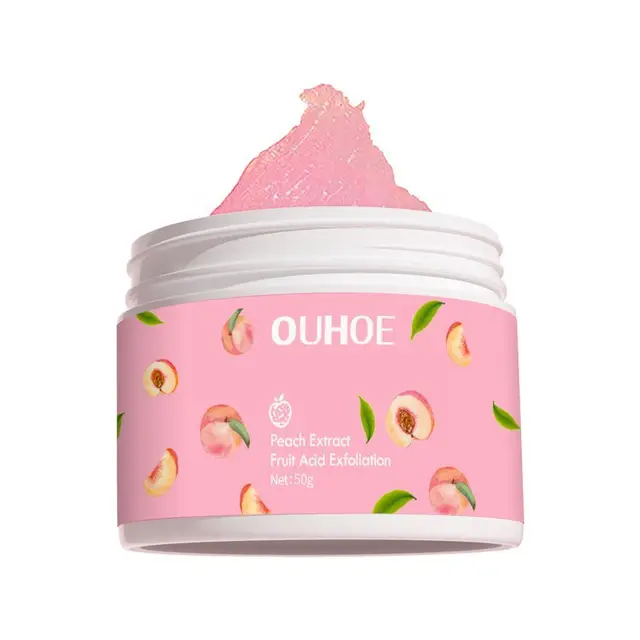 50g Facial Exfoliating Body Scrub Whitening Moisturizing Gel Cream Gentle Exfoliation Peeling Scrub Face W4M4 6