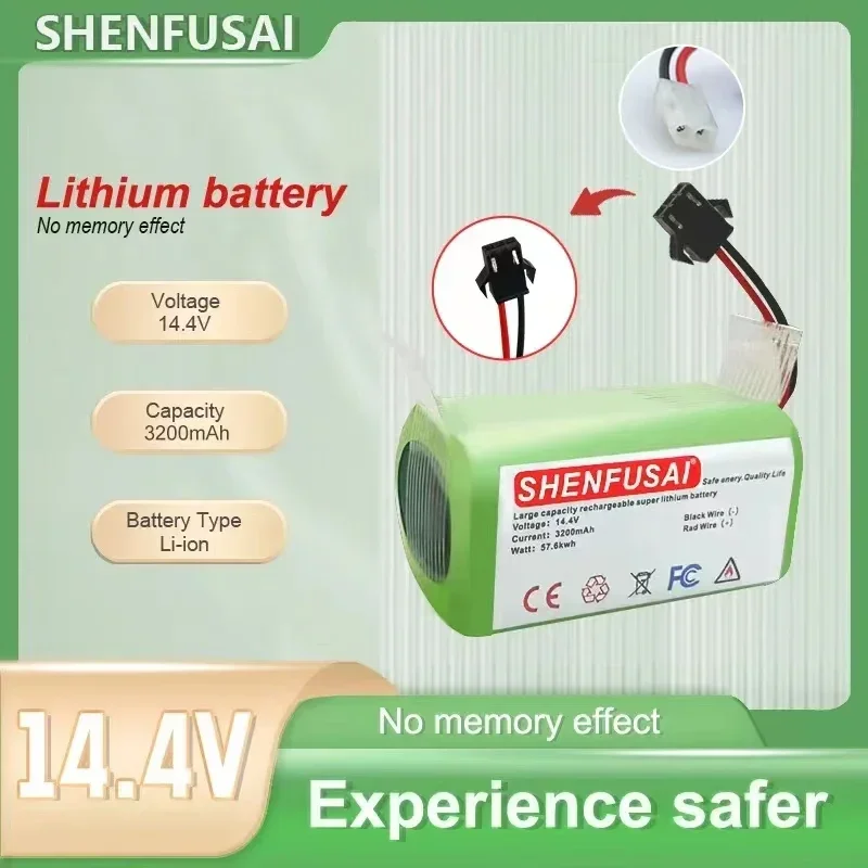 Аккумулятор для робота-пылесоса Li-Ion 14 8В/14 4В 4S1P 3200 мАч