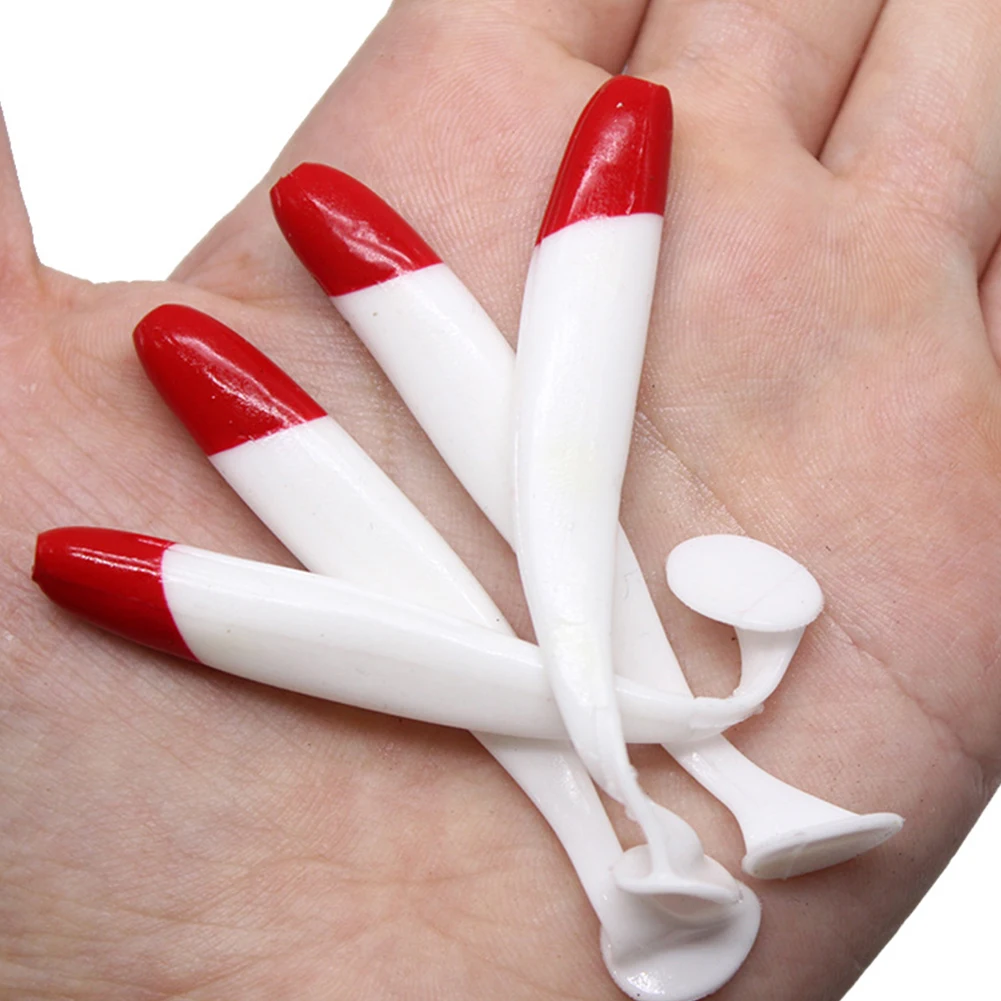 

10pcs Soft Lure 5.5/7/9cm Silicon Swimbaits isca Artificial Worm Soft Bait Fish Wobblers Bass Carp Flying Fishing Lure T Tail