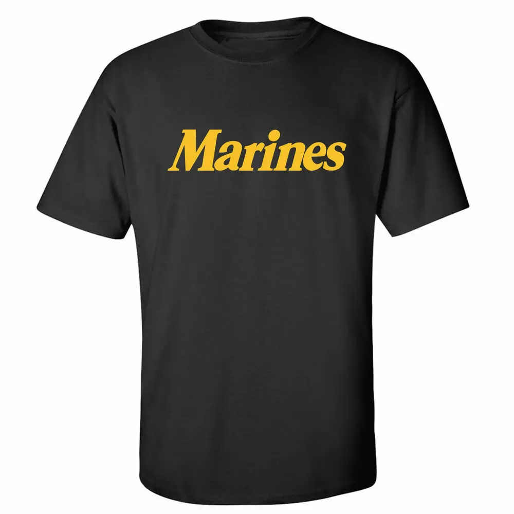 

Marines Short Sleeve T-Shirt In Black - Adult Small To 5X-Large