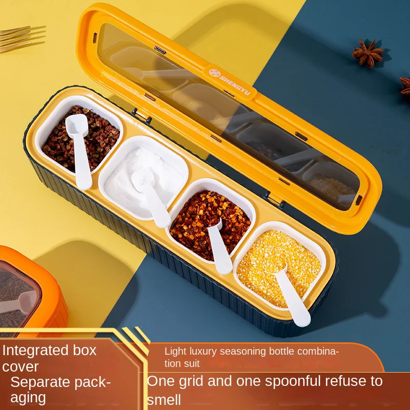 Коробка для приправ в скандинавском стиле 4 1 Набор уплотнений бытовая