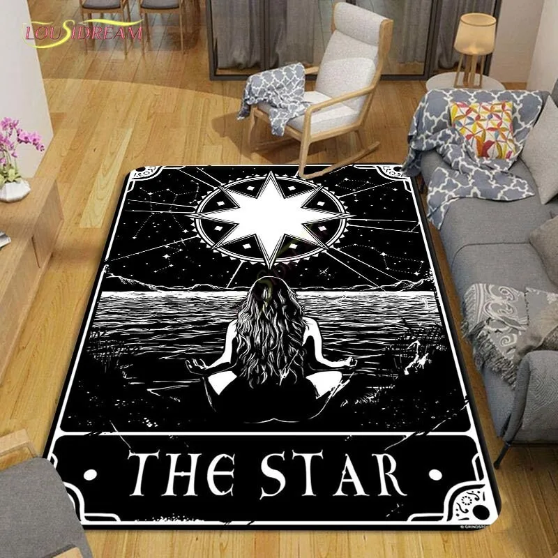 Ковры Tarot с принтом карт для гостиной коридора домашний декор Диванный стол