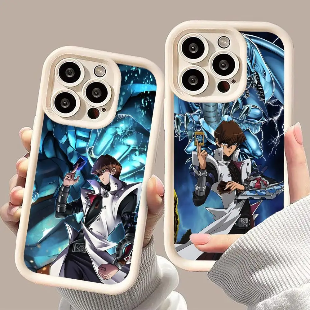 Чехол для телефона Yugioh Seto Kaiba для iPhone 17 16 15 14 13 12 11 Air Pro Max Plus, белый, мягкий, из ТПУ, противоударный (art.: 3920da18df86f) - 3920da18df86f