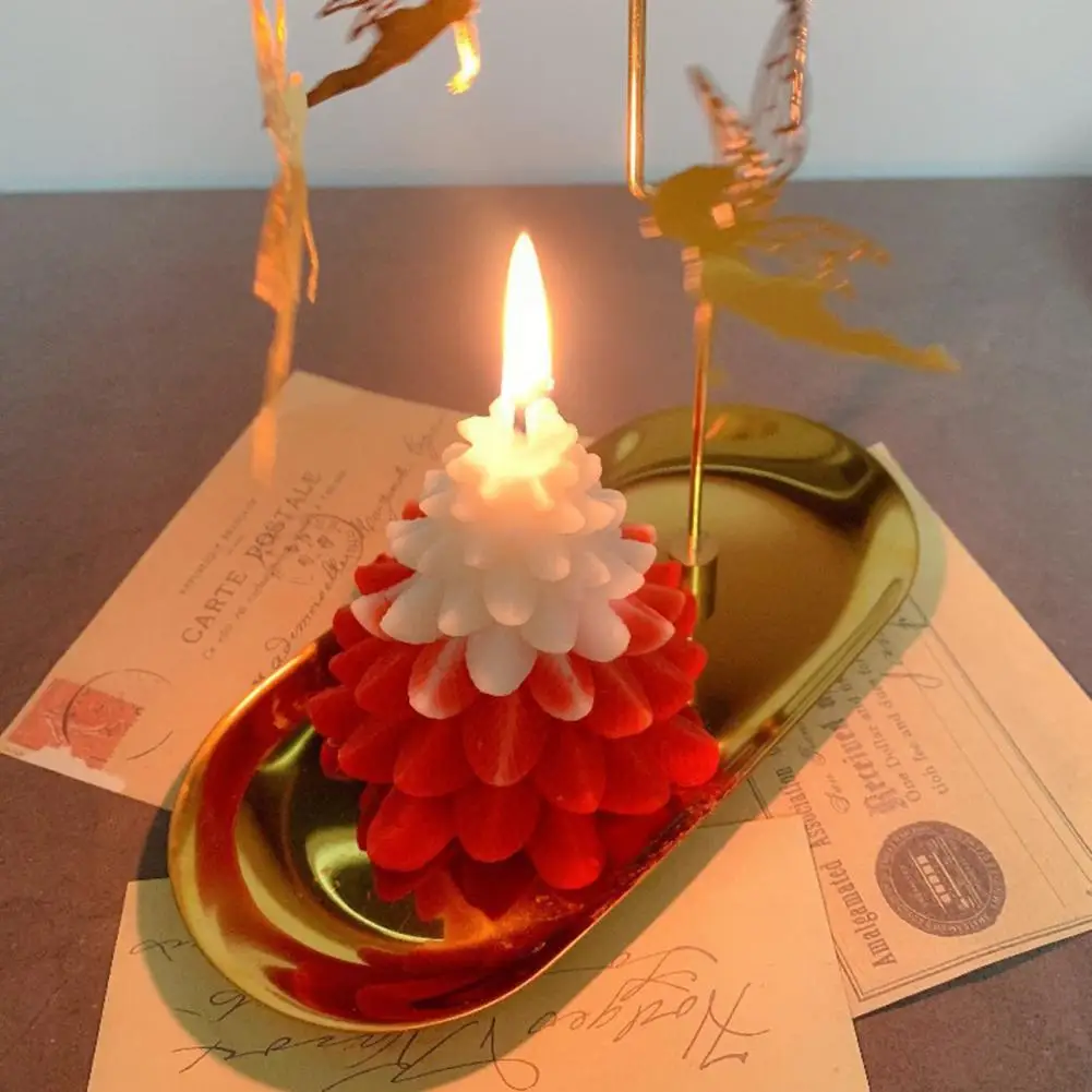 

Christmas Tree Aromatherapy Exquisite Handmade Layered Household Xmas Candle Ornaments for Christmas