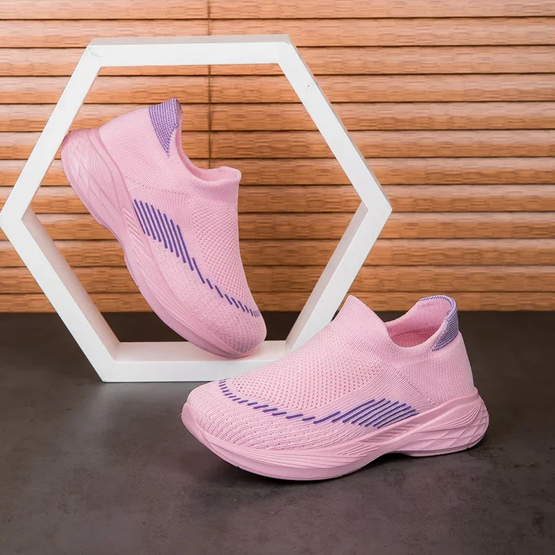 Дышащая повседневная обувь унисекс из микрофибры для детей со светодиодной