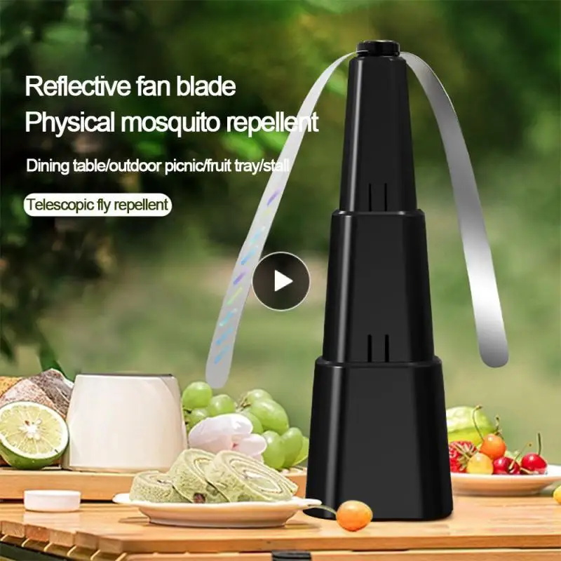 

Party Bbq Fly Spinner Indoor Outdoor Dinner Deterring Tables Fly Fans Table Top Wasp Repeller Fan Fly Fans