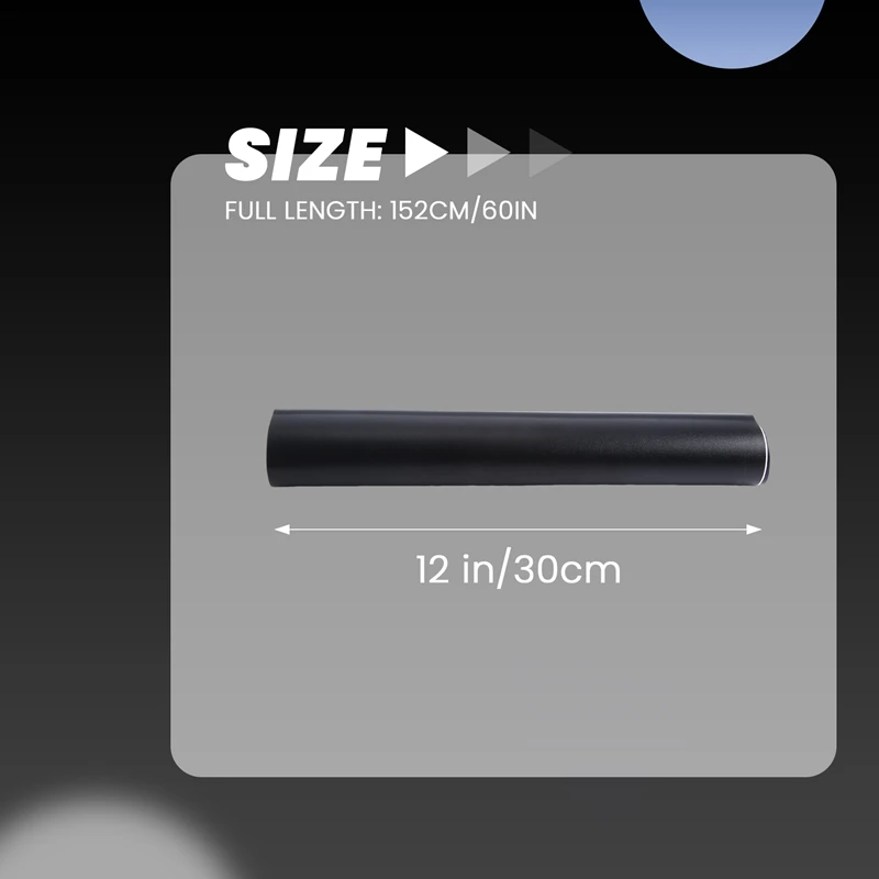 12X60 дюймов матовая черная виниловая пленка обертка автомобиля наклейка сделай