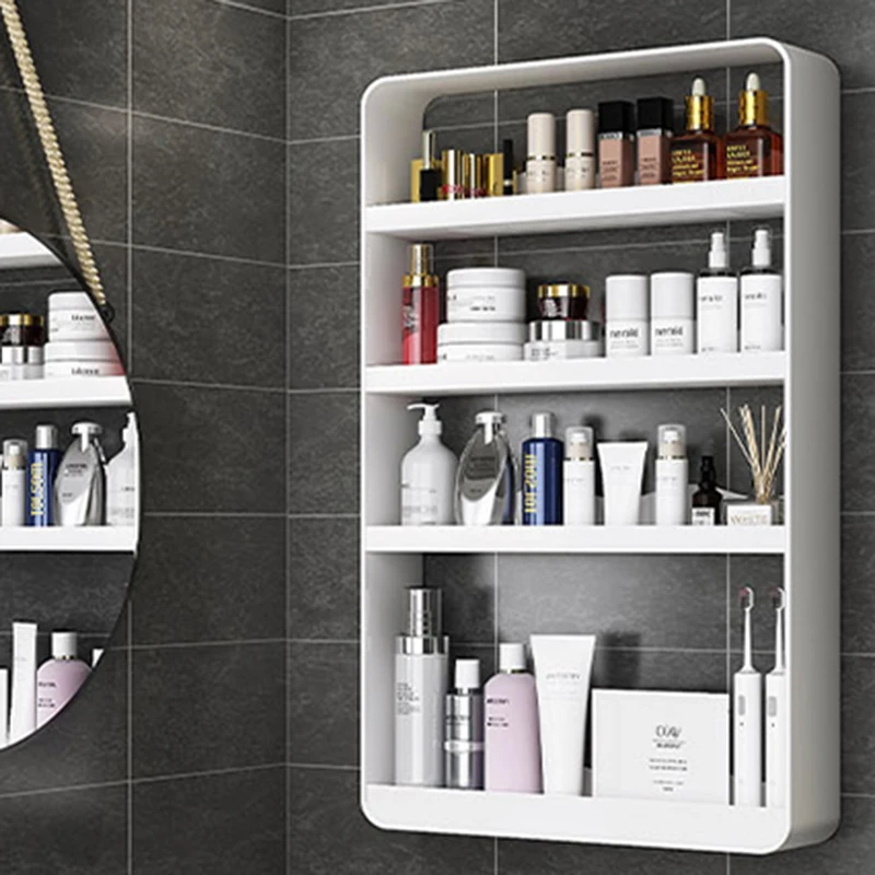 Free Shipping Bathroom Shelves Shelf Punch Storage Organizer Storage Bathroom Toilet Paper Etagere Murale Accessories WW50ZW