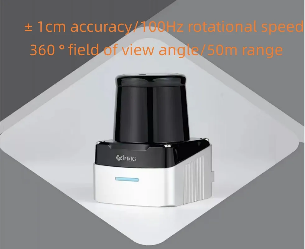 SIMINICS PAVO2 PAVO2-LS-50H 50 м 280 ° Гц TOF наружный LiDAR-датчик для обхода препятствий при