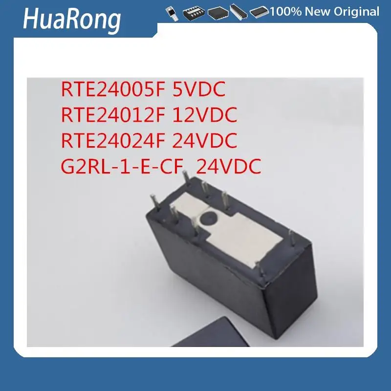 5 шт./лот RTE24005F В постоянного тока RTE24012F 12 RTE24024F 24 8 А G2RL-1-E-CF 16 8-контактное реле