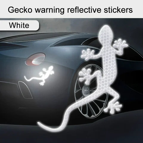 Светоотражающая наклейка, предупреждающая лента, автомобильные Внешние аксессуары, Светоотражающая полоса Gecko светильник Светоотражающая Автомобильная наклейка