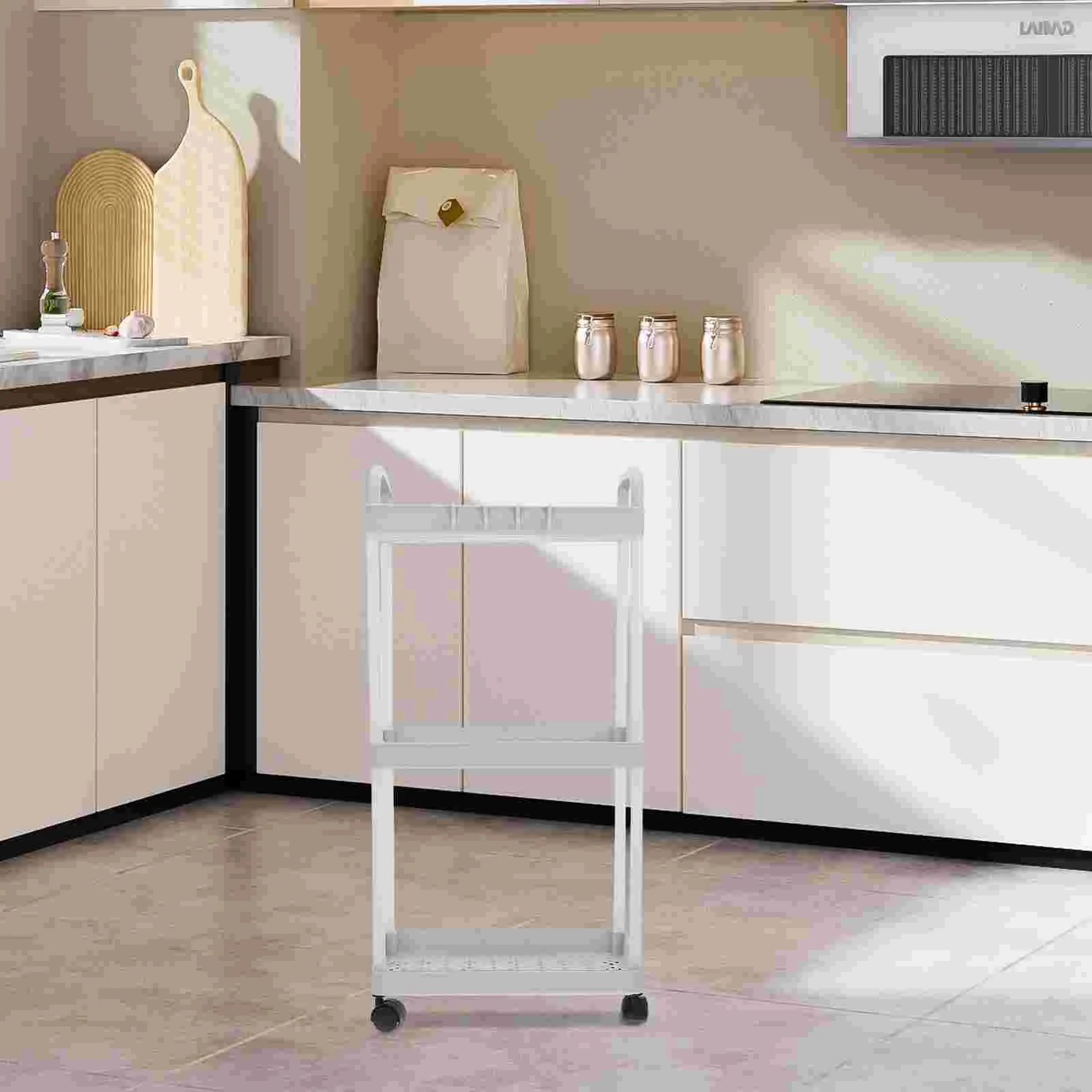 Стойка на тележке детская тележка-органайзер колесиках закуска узкая кухня