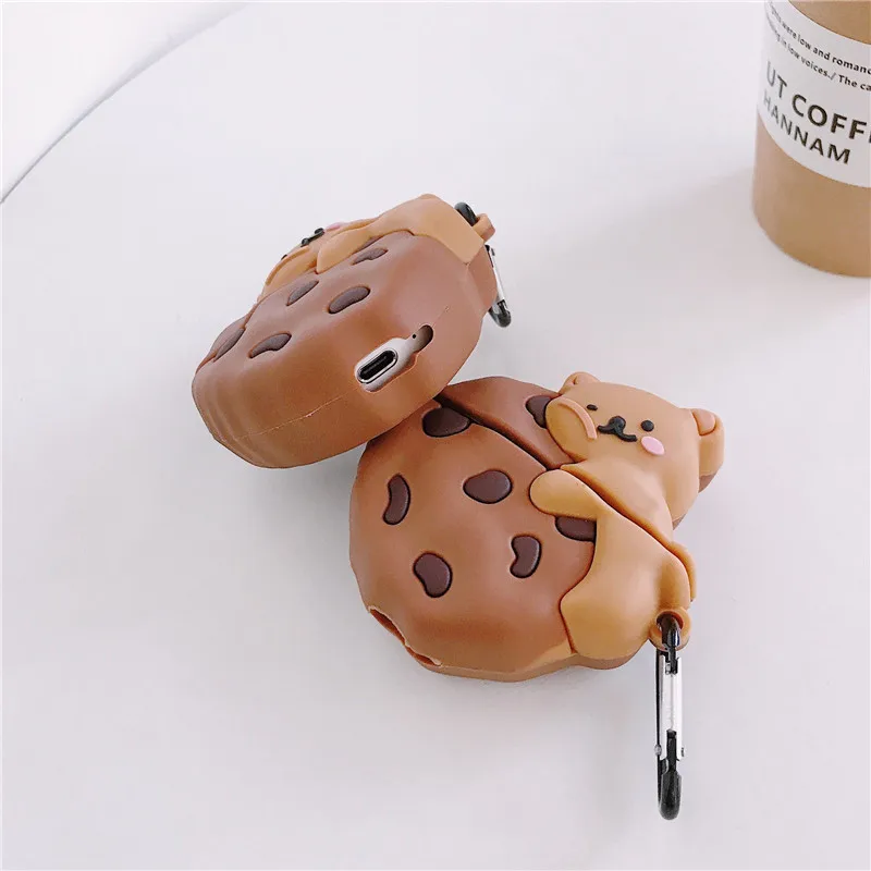 

Наушники, милый модный универсальный силиконовый чехол для Airpods 1/2, защитный чехол для Airpods, гарнитура