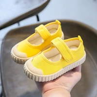 comfortable girls shoes red yellow white childrens canvas shoes sneakers kids casual sport shoes soft soles for kindergarten