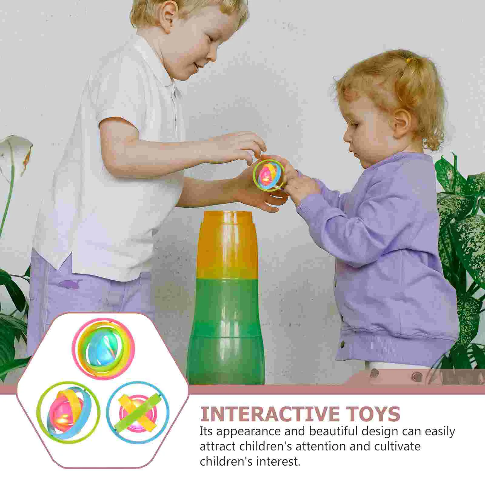 3 шт. инерционный гироскоп игрушки для декомпрессии детские на кончиках пальцев