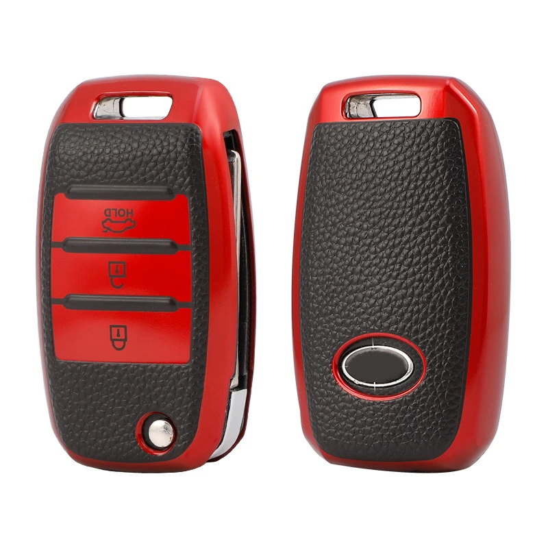 

Кожаный чехол для автомобильного ключа из ТПУ для Kia Rio K2 K3 K4 K5 Sportege Picanto Optima Soul Ceed Sorento Forte Stinger Cerato