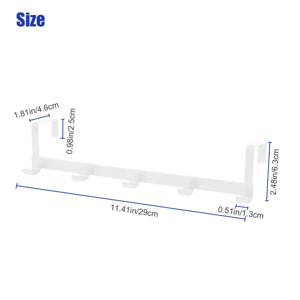 Крючки на дверь 5 крючков Домашний Органайзер вешалка для одежды пальто шляпы