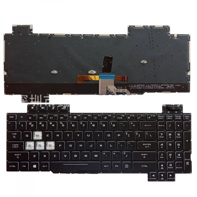 Клавиатура Sa+ для Asus ROG GL704 GL704GM GL704GV GL704GW GL704S7CM (art.: 3920daee21360) - 3920daee21360
