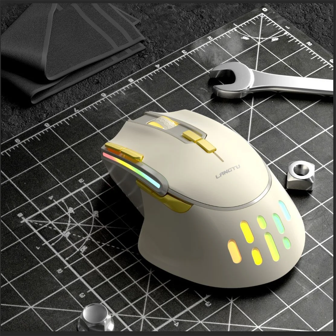 

RGB Backlit Gaming Mouse Ergonomic Wired USB Mice 12800 DPI Silent Optical Gamer Mouse For PC Laptop Desktop Computer Office