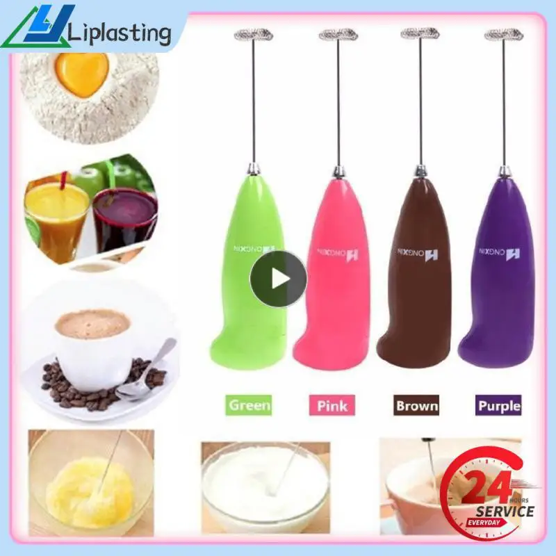 

1~6PCS Egg Beater Electric Milk Frother Stainless Steel Kitchen Coffee Milk Whisk For Cappuccino Stirrer Automatic Milk Powder