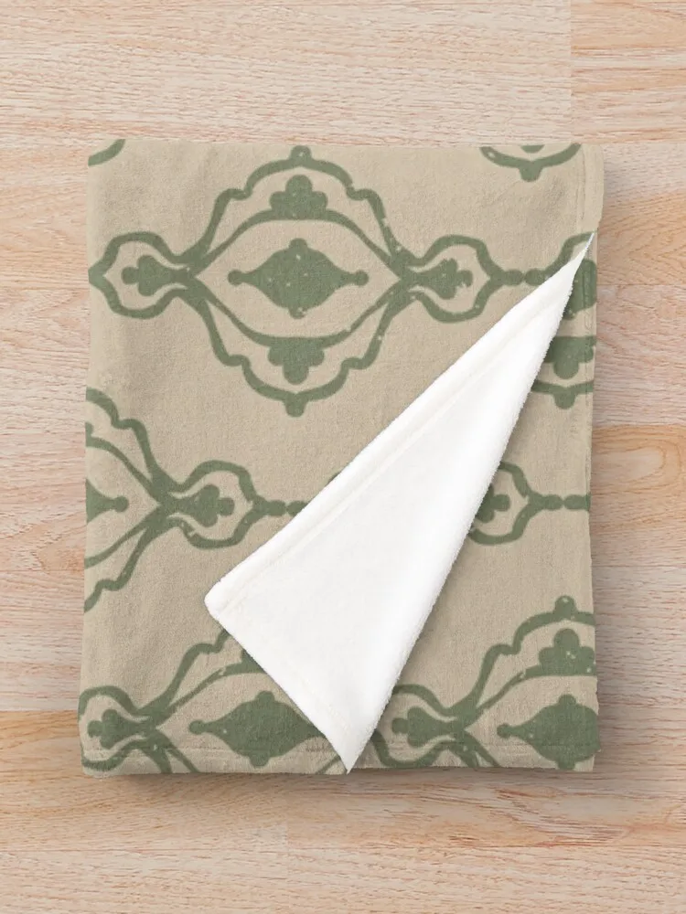 Декоративное одеяло Dacha Arabesque Pattern - Dove + Sage плед для кровати теплые одеяла с