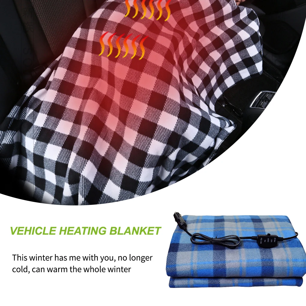 

Electric Blanket 12V Single Control Switch Energy Saving Waterproof Heating Blankets Durable Heated Mat Car Festival