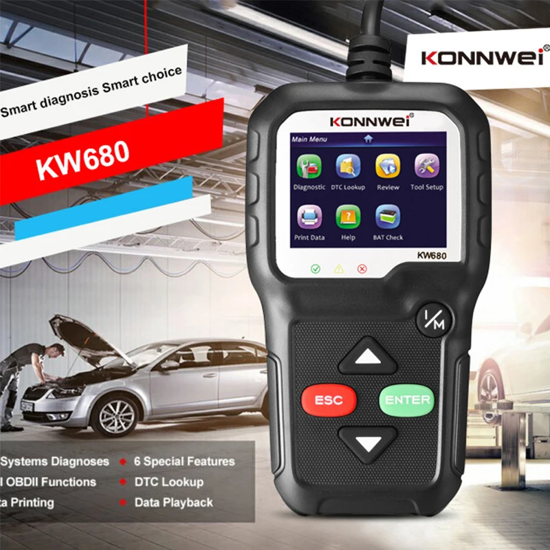Сканер konnwei kw680 obd2 инструкция на русском языке Сканер konnwei kw680 obd2 инструкция на русском языке